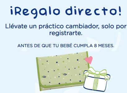 Cambiadores para bebé, muestras de producto, regalitos para bebé Cambiadores para bebé, muestras de producto, regalitos para bebé