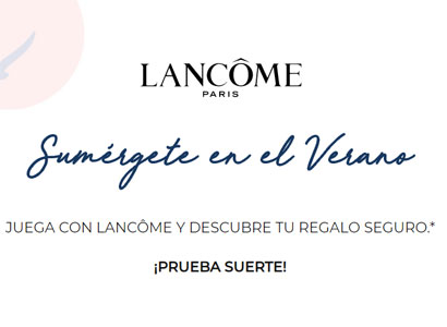 5.000 muestras de productos Lancôme 5.000 muestras de productos Lancôme