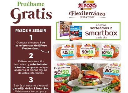 2000 reembolsos de productos El Pozo Flexiterráneo Burger Meat 2000 reembolsos de productos El Pozo Flexiterráneo Burger Meat